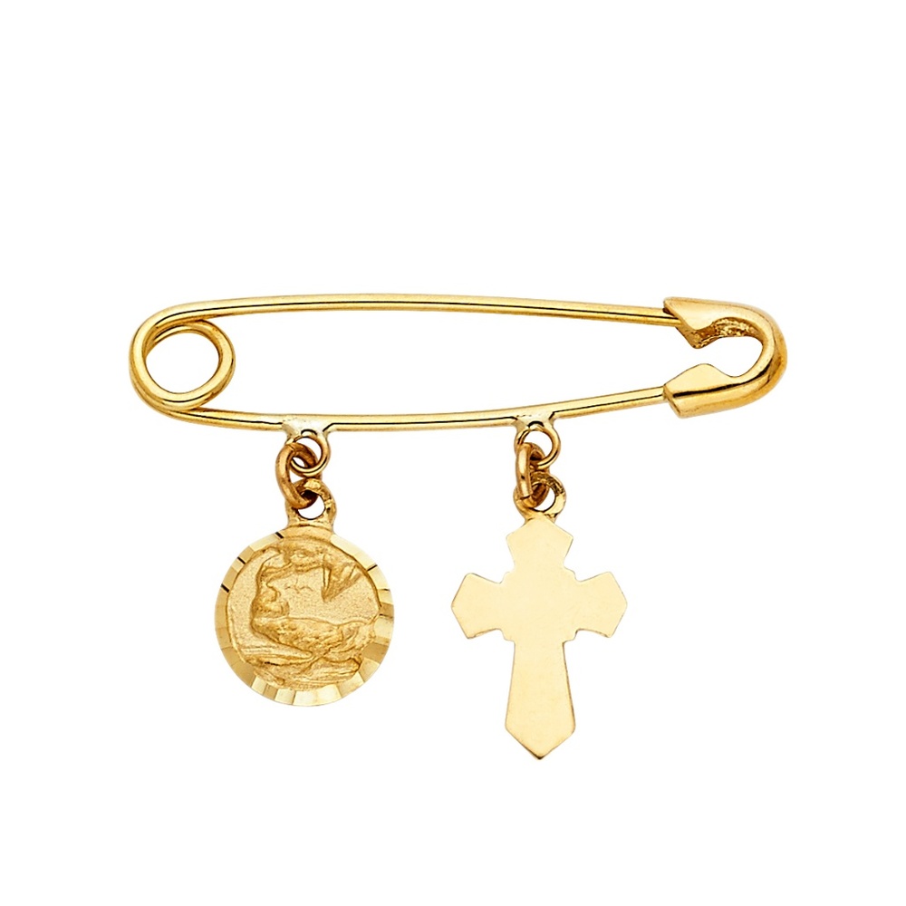 14K Yellow Gold  Hang on Clip Pendant